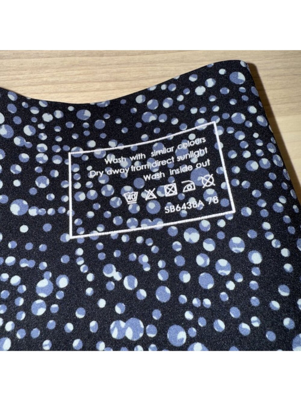Sweaty Betty Power 7/8 Blue Printed Workout Leggings Women's Size Small S - Picture 6 of 6